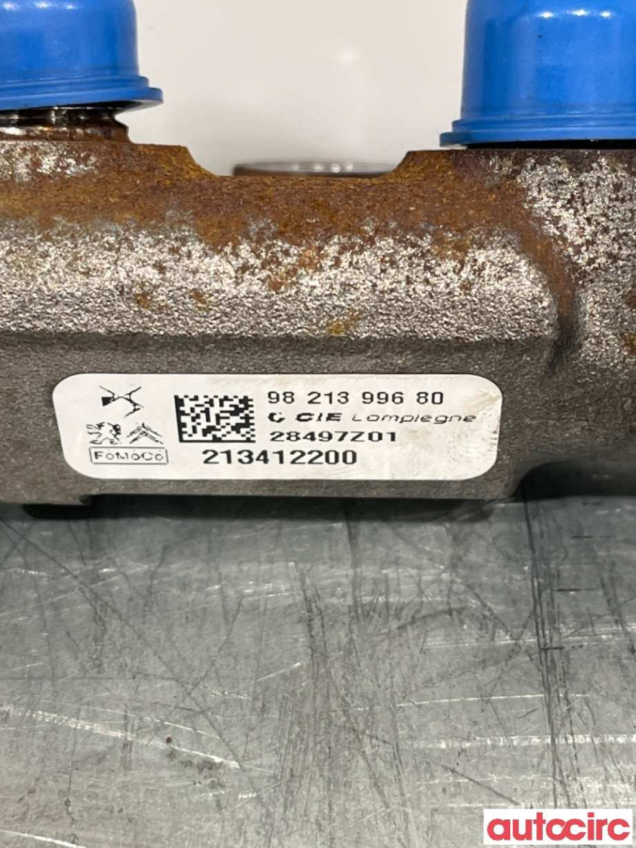 Dyseskinne (fuelrail) til Opel Combo E 2019-->>  (PEUGEOT|9821399680|)