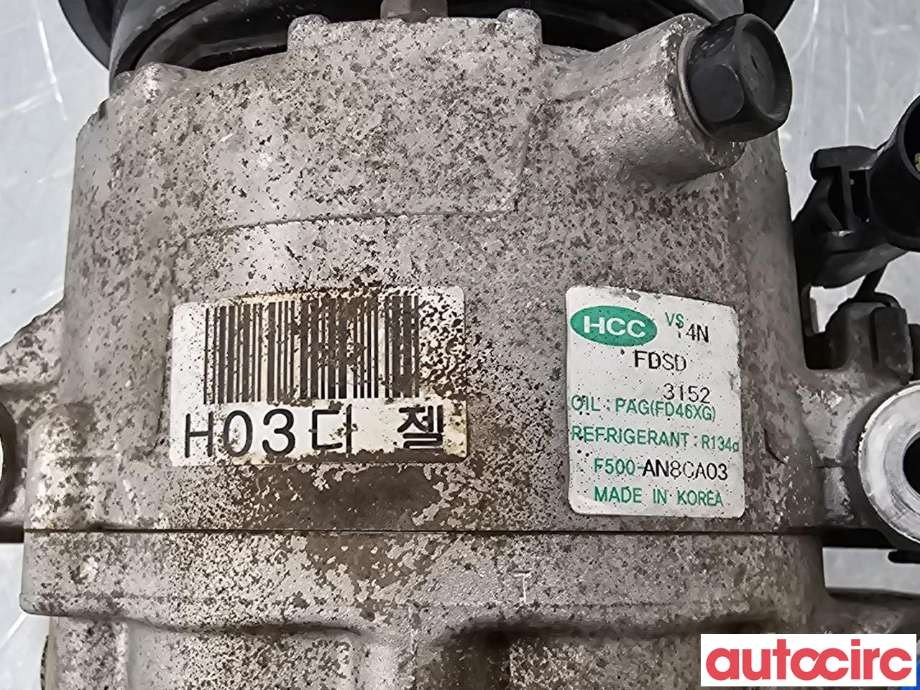Aircondition kompressor til Hyundai i30 2007-2012 (Type I)  (HYUNDAI|977012H240|F500-AN8CA03)