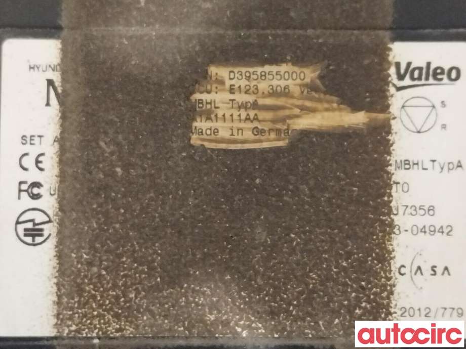 Sensor radar til Hyundai Tucson 2015-2020  (HYUNDAI|95810D7500|D395855000|)