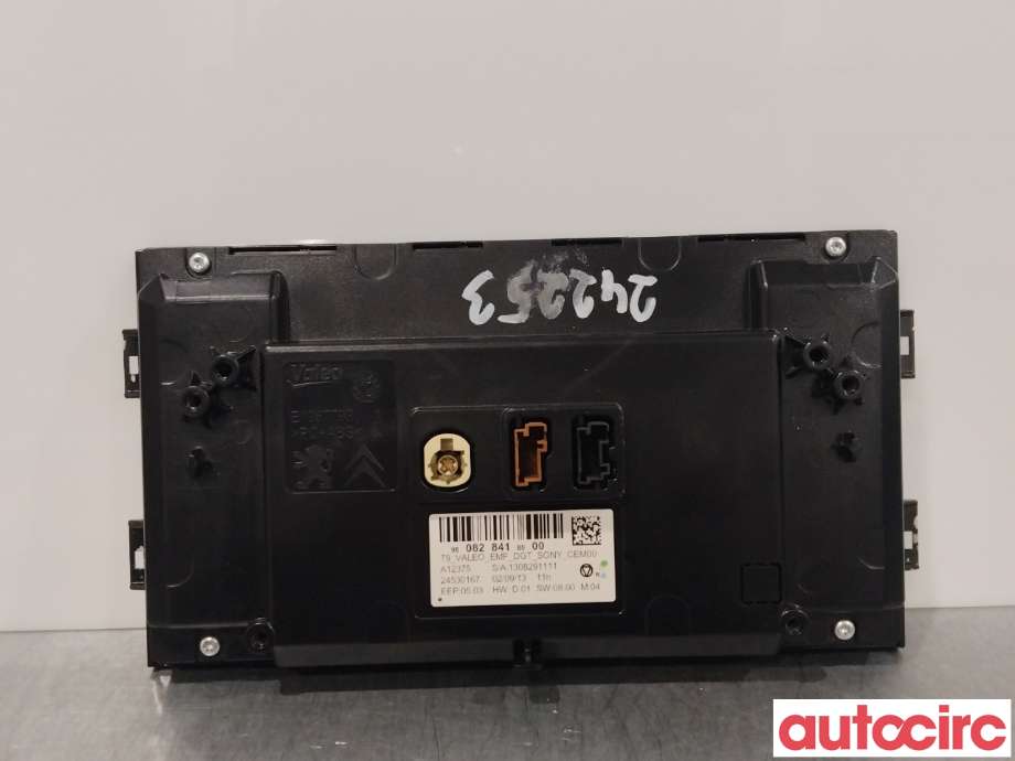 Multimedia display (MCU - Media Controller Unit) til Peugeot 308 2013-2021 (Type II)  (PEUGEOT|9808284180)