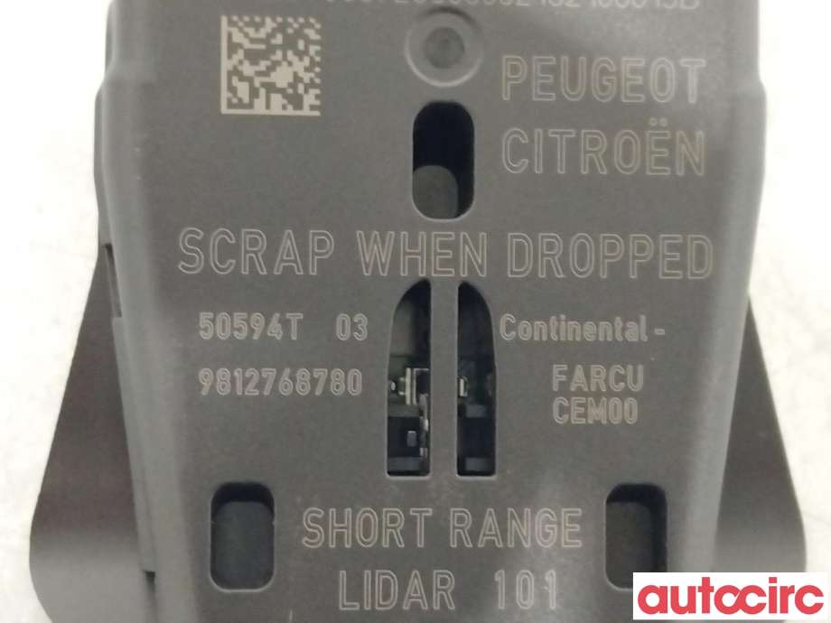 Sensor radar til Peugeot 208 2012-2019 (Type I)  (PEUGEOT|1613665480|9812768780)