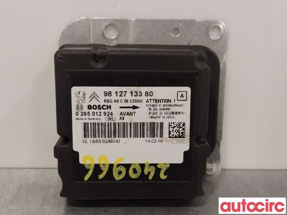 Airbag elektronikk til Peugeot 208 2012-2019 (Type I) (PEUGEOT|9812713380)