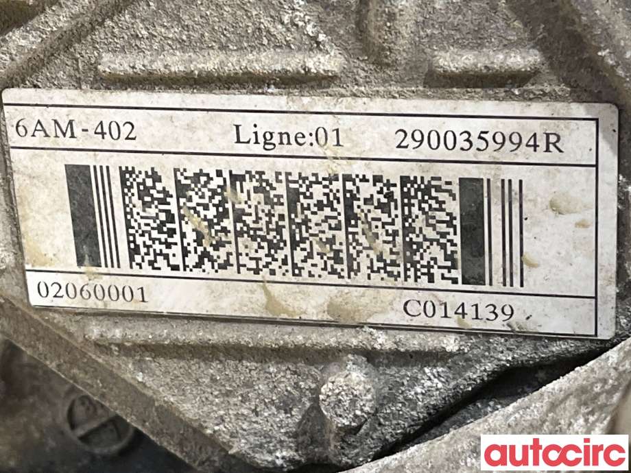 Motor elbil foran til Renault Megane 2016-->> Type IV  (RENAULT|290104966R|6AM-402|290035994R)