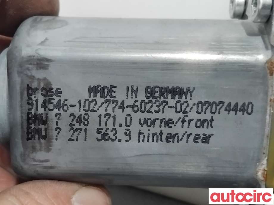 Ruteheis venstre foran til BMW 5-Serie 2010-2017 (F10/F11) (F10/F11) (BMW|51337271563|914546-102|7248171)