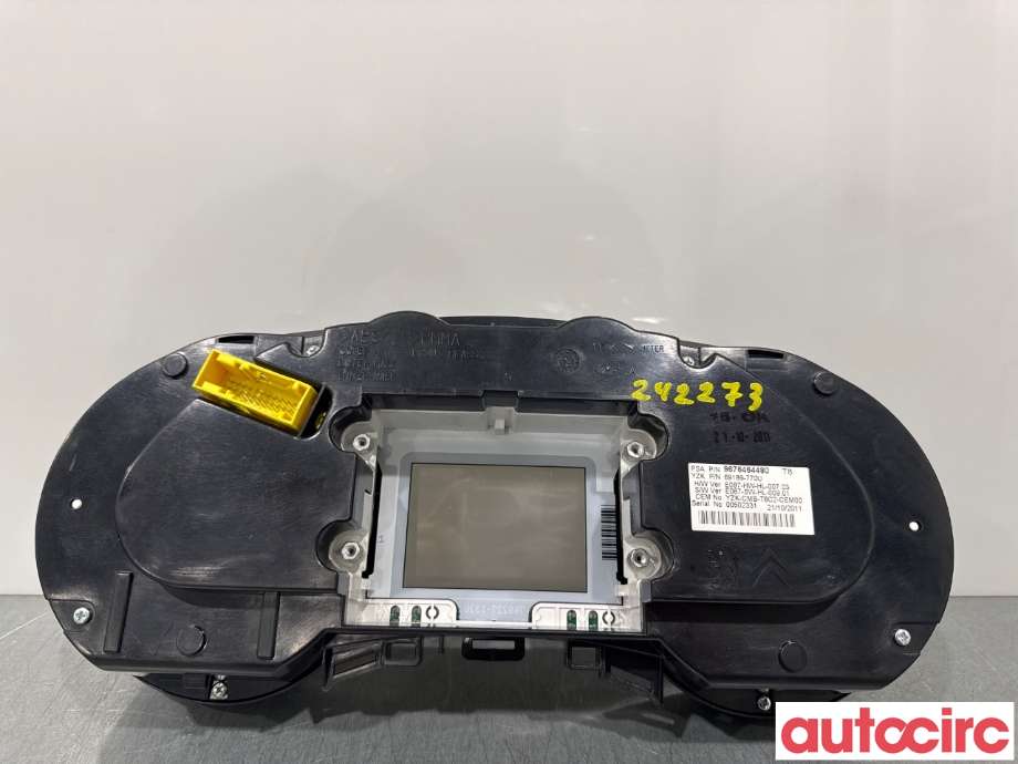 Instrumentpanel til Peugeot 3008 2009-2016 (Type I)  (PEUGEOT|9805170680|69189-770U|9676464480)