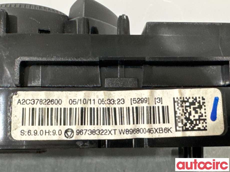 Diverse deler til Peugeot 3008 2009-2016 (Type I)  (PEUGEOT|6452Y3|A2C37822600|96738322XT)