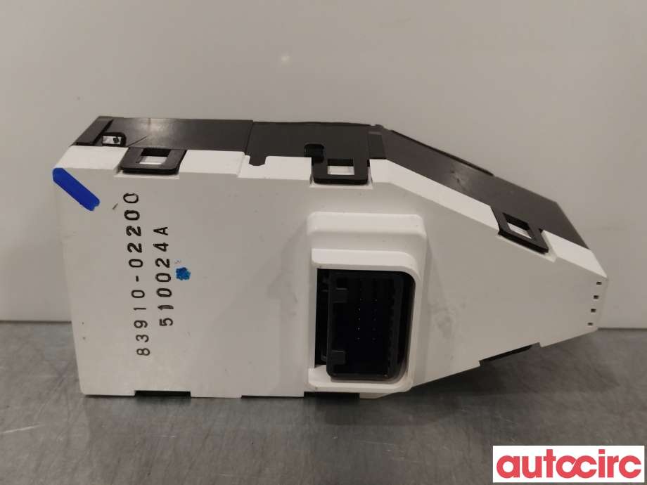 Instrument klokke til Toyota Auris 2015-2019 (Type II, Fase 2)  (TOYOTA|8391002200||83910-02200)