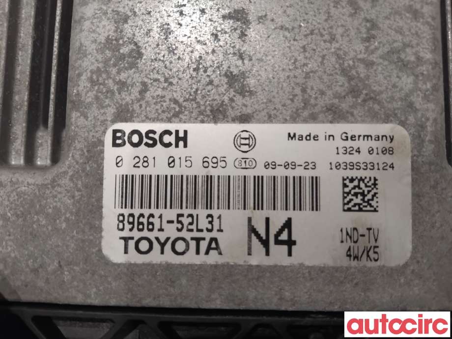 Styreenhet motor til Toyota Urban Cruiser 2009-2014  (TOYOTA|8966152L31|0281015695|89661-52L31)