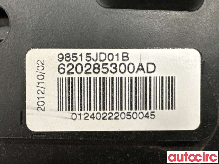 Airbag passasjer til Nissan Qashqai 2010-2014 (Type I, Fase 2) (NISSAN|98515JD01B|6202885300AD)