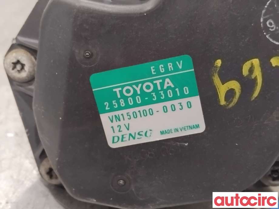 EGR-ventil til Toyota Urban Cruiser 2009-2014 (TOYOTA|2580033010|VN150100-0030|25800-33010)