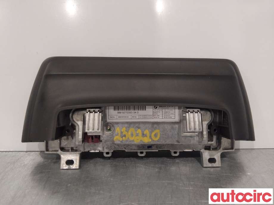 Instrument kjørecomputer til BMW 3-Serie 2012-2018 (F30/F31/F34) (F30/F31/F34) (BMW|65509270393|)
