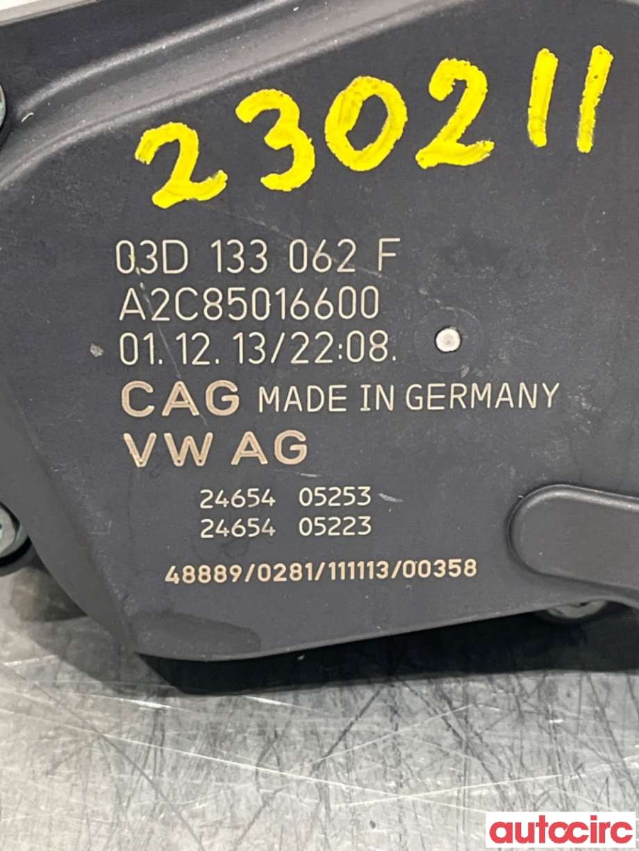 Spjeldhus til VW Polo 2014-2017 (Type V, Fase 2)  (VOLKSWAGEN|03D133062F|)