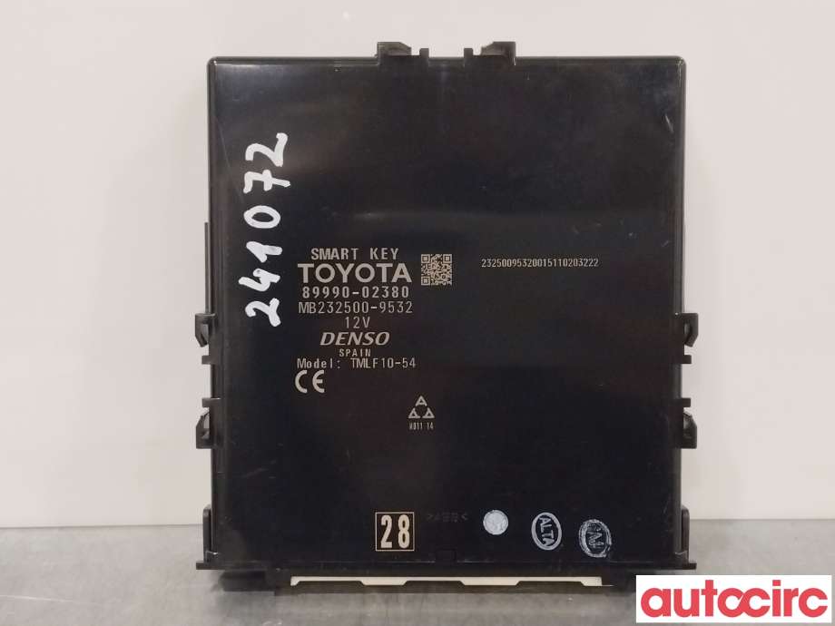 Styreenhet nøkkelfri/keyless til Toyota Auris, 2015-2019 (Type II, Fase 2) (TOYOTA|8999002380)