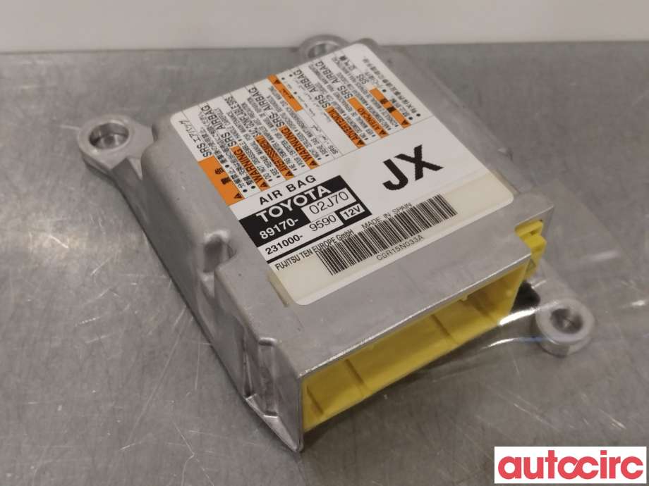 Airbag elektronikk til Toyota Auris 2015-2019 (Type II, Fase 2)  (TOYOTA|8917002J70||89170-02J70)