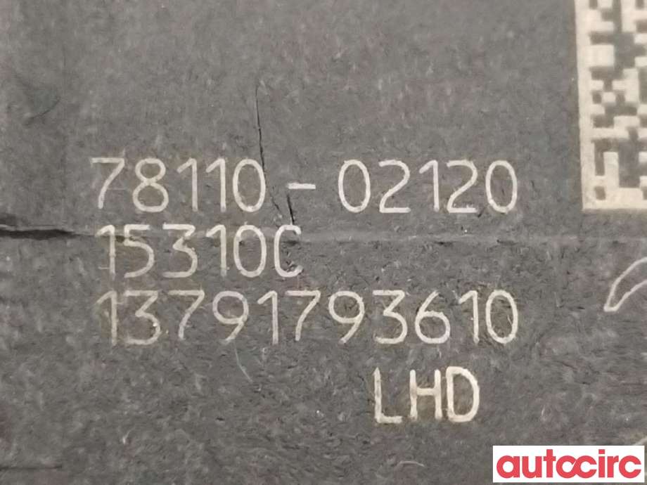 Pedal gass til Toyota Auris 2015-2019 (Type II, Fase 2)  (TOYOTA|7811002120||78110-02120)