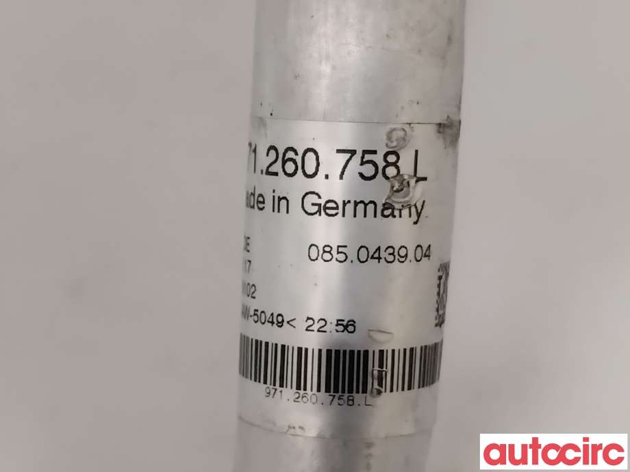 Aircondition rør til Porsche Panamera 2017-->> (Type II) (971) (971) (PORSCHE|9A726075810|971260758L|971260758AB)