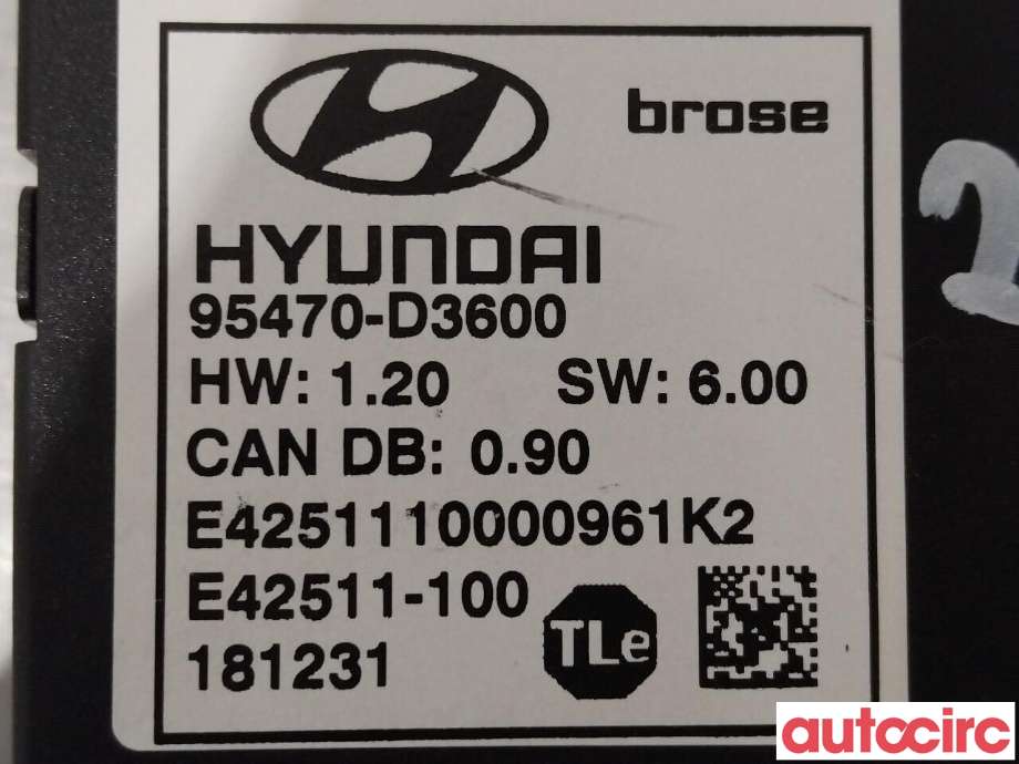 Styreenhet elektrisk bakluke til Hyundai Tucson 2015-2020 (HYUNDAI|95470D3600)