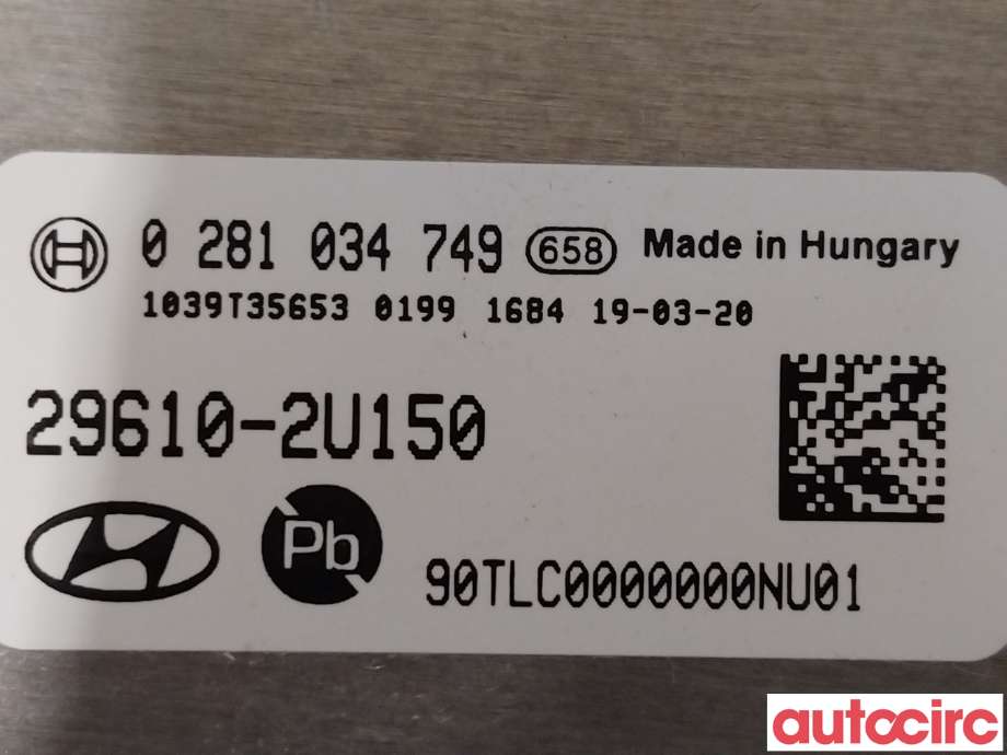 Diverse deler til Hyundai Tucson 2015-2020 (HYUNDAI|296102U150)
