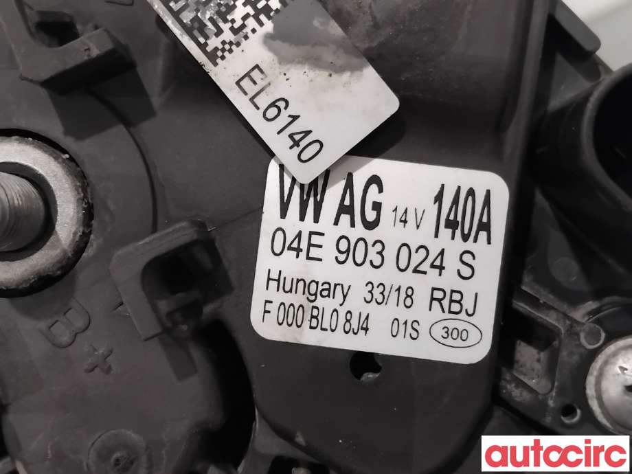 Dynamo til VW T-Roc 2017-->>  (VOLKSWAGEN|04E903024SX|F000BL08J4|04E903015PX)