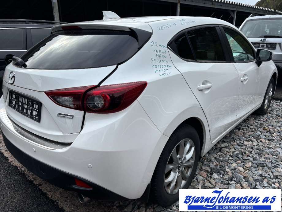 Mazda 3, 2013-2016 (Type III, Fase 1)  delebil , Motorkode: SH-VPTS