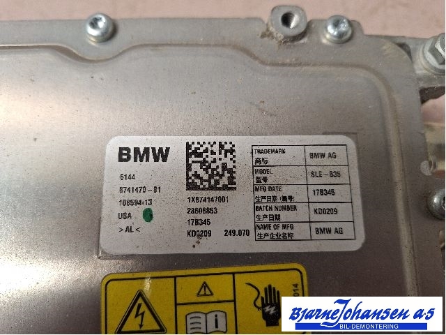 Batterilader (OBC - On Board Charger) til BMW X5 2013-2018 (F15) (F15) (BMW|61448741470|)