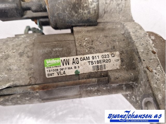 Starter diesel til VW Polo 2009-2014 (Type V, Fase 1) (VOLKSWAGEN|0AM911023Q|)