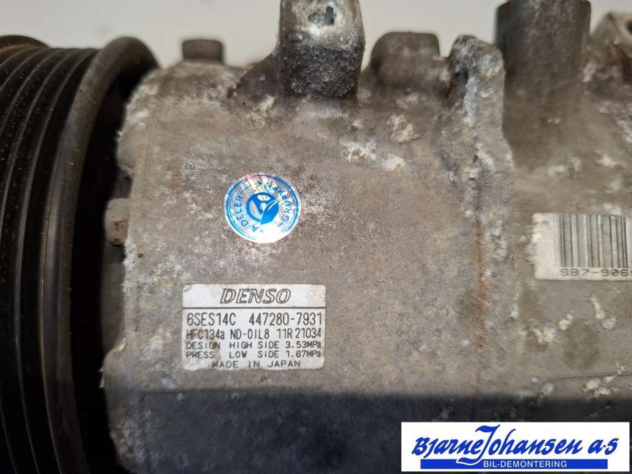 Aircondition kompressor til Toyota RAV4 2013-2015 (Type IV, Fase 1)  (TOYOTA|8831042510|8831042511|4472807931)