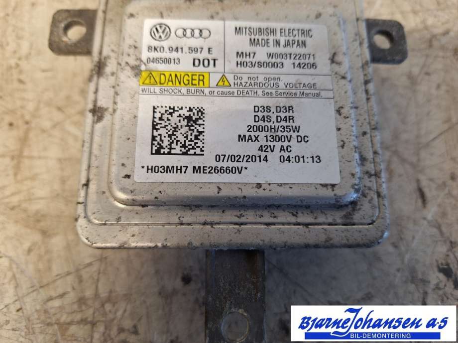Styreenhet xenon/ballast til VW Transporter / Caravelle 2009-2015 (Fase 2) (T5) (T5) (VOLKSWAGEN|8K0941597E|)