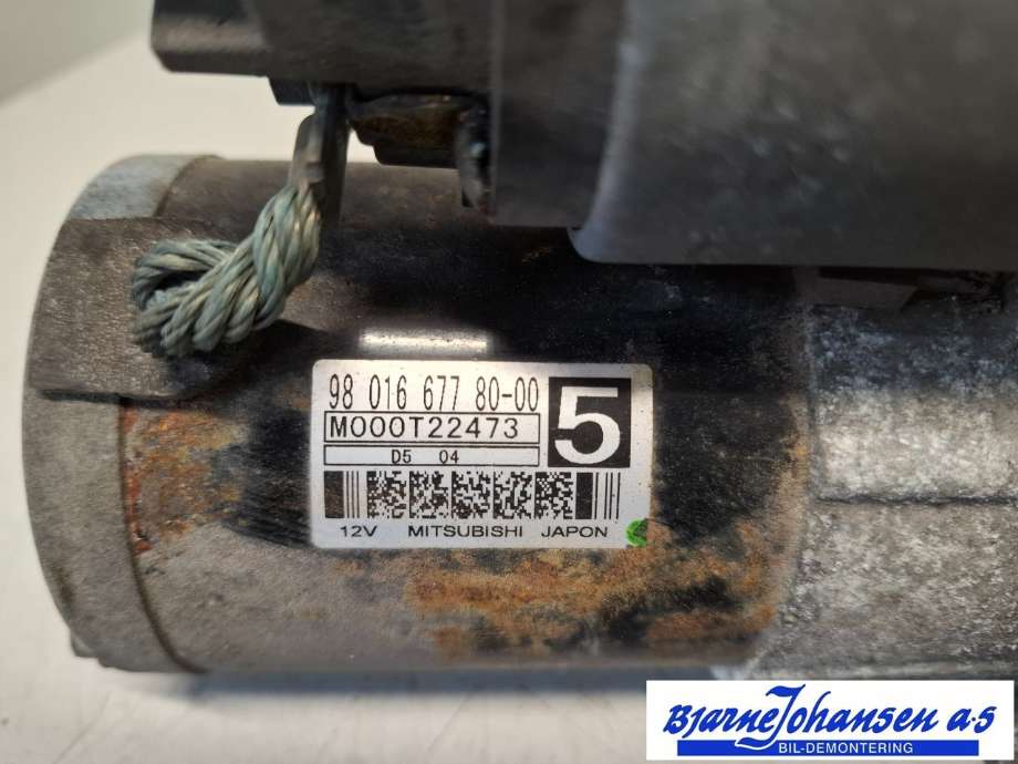 Starter diesel til Peugeot 3008 2009-2016 (Type I)  (PEUGEOT|5802Z8||9801667780)