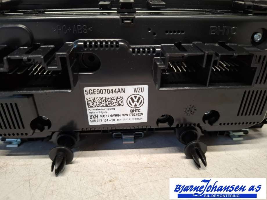 Varmeapparat betjening til VW e-Golf 2017-2020 (Fase 2) (VOLKSWAGEN|5GE907044ANWZU|)
