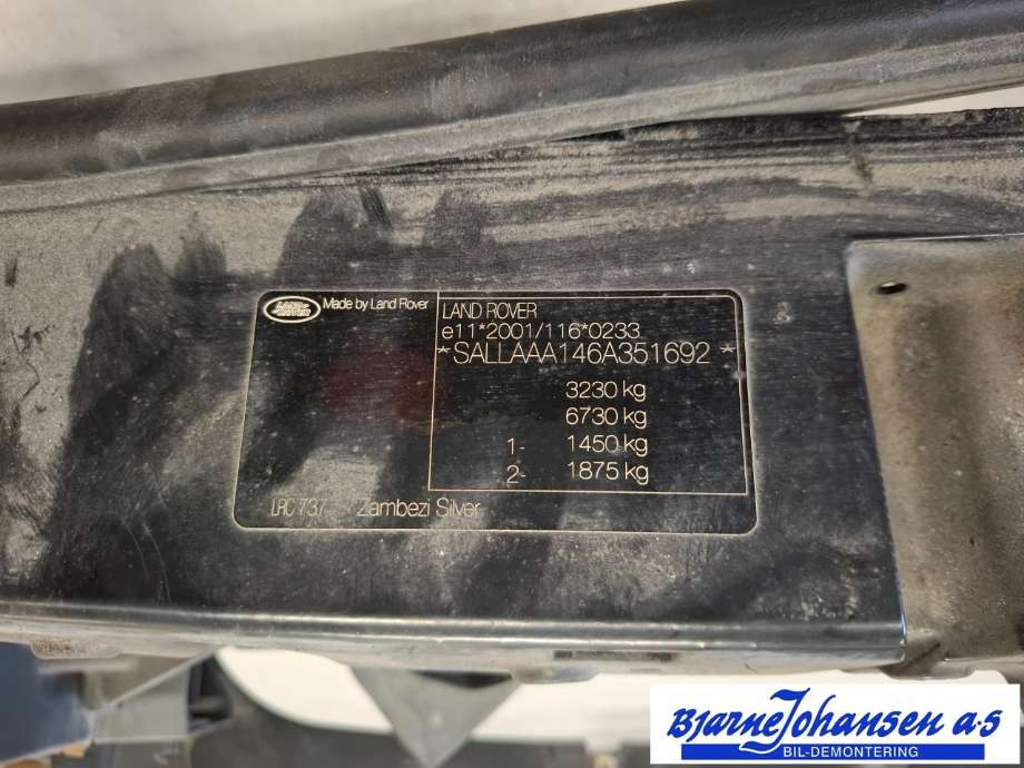 Frontplate til Land Rover Discovery 2005-2009 (Type III) (LAND-ROVER|DIN500020|LR054853|)