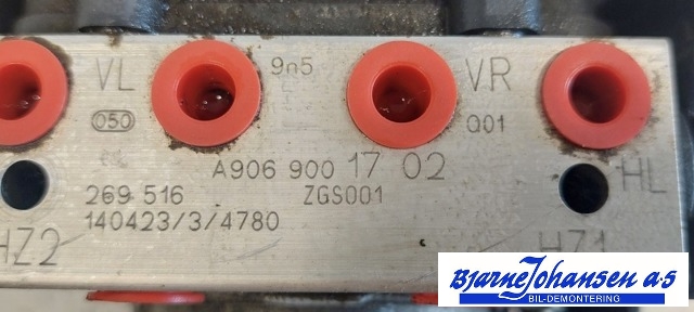 ABS sentral til Mercedes Sprinter 2013-2018 (Fase 2) (906) (906) (MERCEDES|A9069002502||A9069001702)