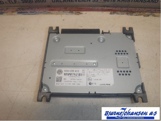 Bilstereo forsterker til VW e-Golf 2014-2017 (Fase 1)  (VOLKSWAGEN|5G0035456|)