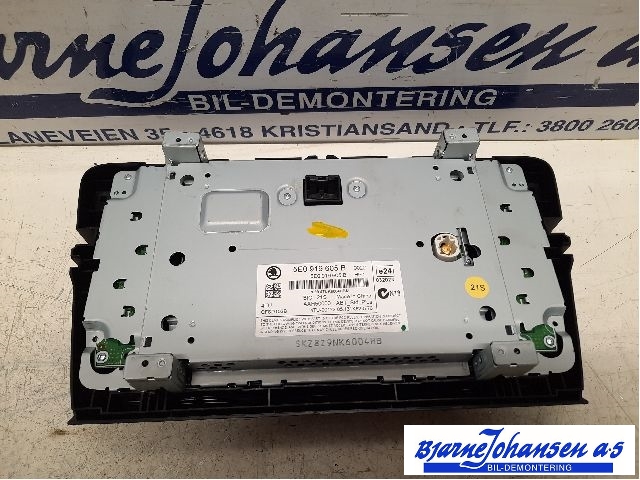 Bilstereo navigasjon til Škoda Octavia 2013-2016 (Type III, Fase 1) (5E0919605B|)