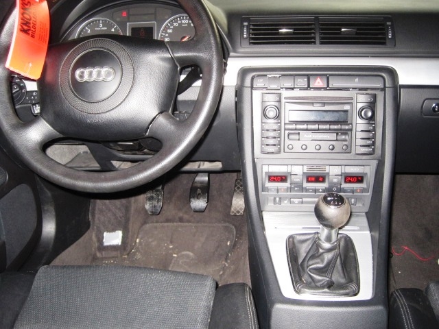 Audi A4 2001-2004 (Type II) (B6) (B6), Motorkode: AVF;AWX, Girkassekode: HCF