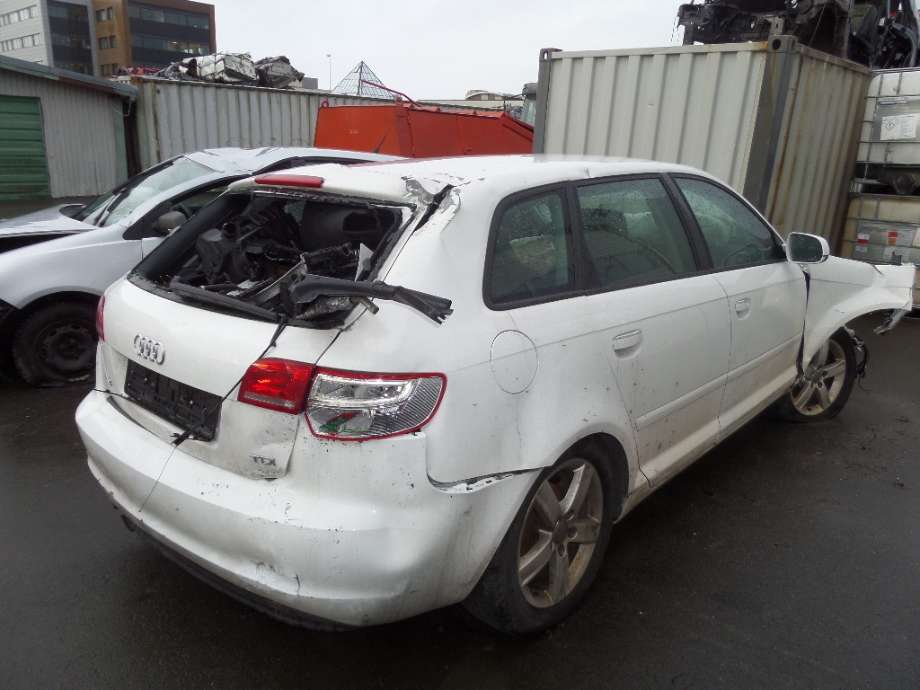 Audi A3 2009-2012 (Type II, Fase 2) , Motorkode: CAYC, Girkassekode: LUB