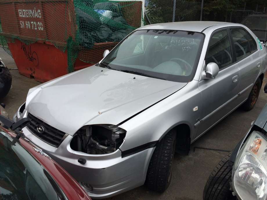 Hyundai Accent 2003-2006 (Type II, Fase 2) , Motorkode: D3EA, Girkassekode: GJ95