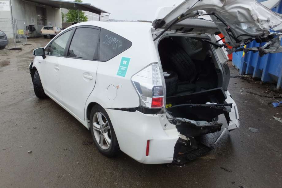 Toyota Prius +7 2012-2020 (Type III) (stasjonsvogn) (stasjonsvogn), Motorkode: 2ZR-FXE, Girkassekode: P410