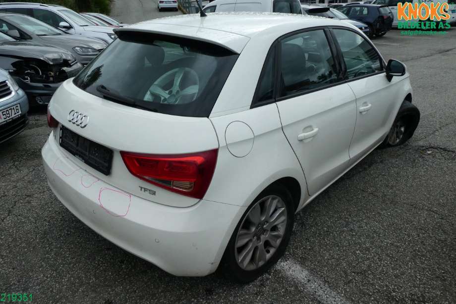 Audi A1 2010-2014 (Type I, Fase 1) , Motorkode: CAXA, Girkassekode: NQL