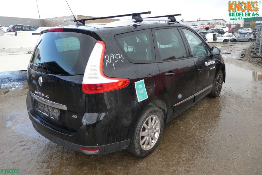 Renault Scenic 2009-2016 (Type III) , Motorkode: K9K-836, Girkassekode: DC4