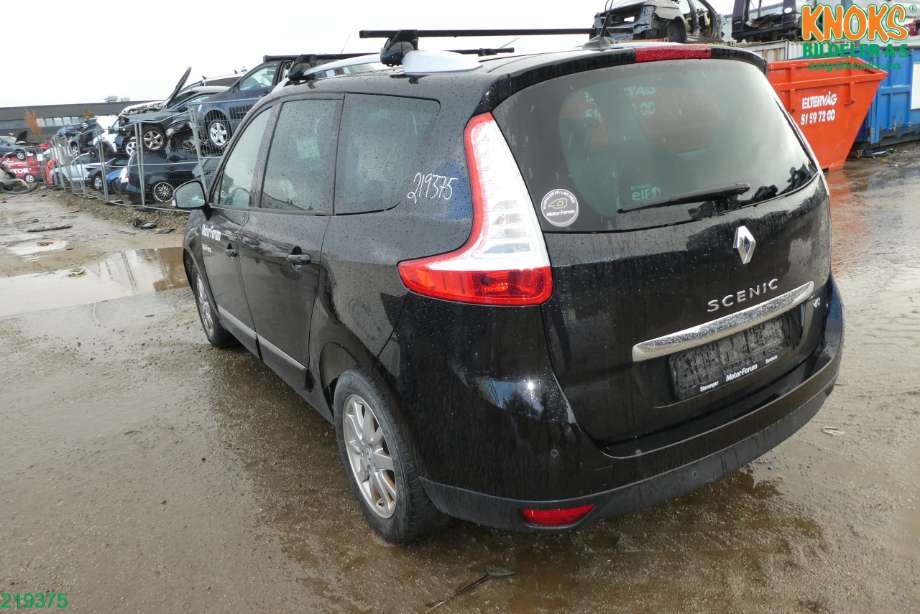 Renault Scenic 2009-2016 (Type III) , Motorkode: K9K-836, Girkassekode: DC4