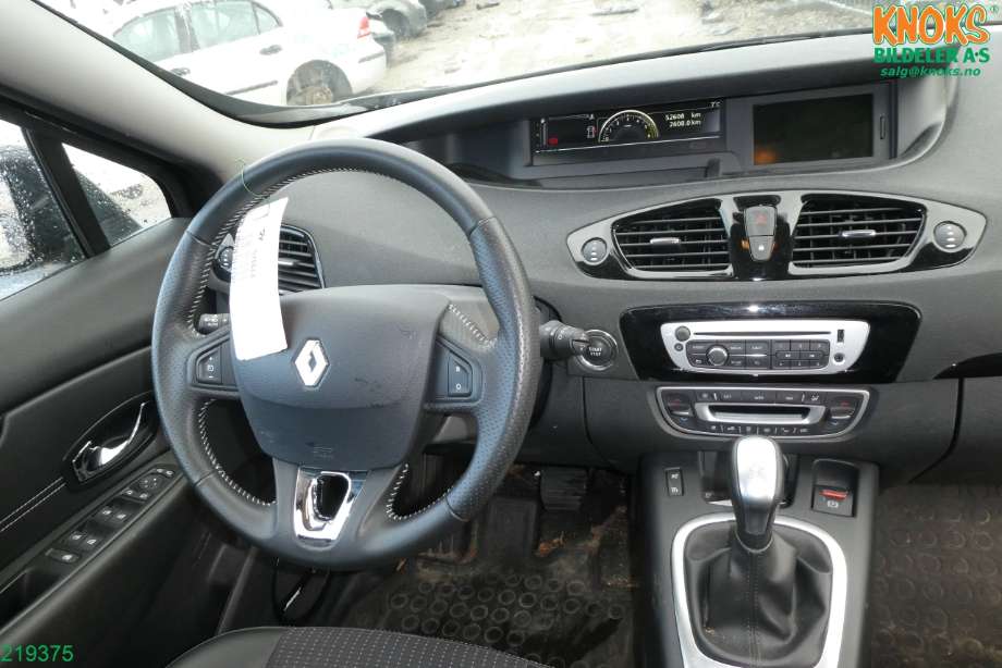 Renault Scenic 2009-2016 (Type III) , Motorkode: K9K-836, Girkassekode: DC4