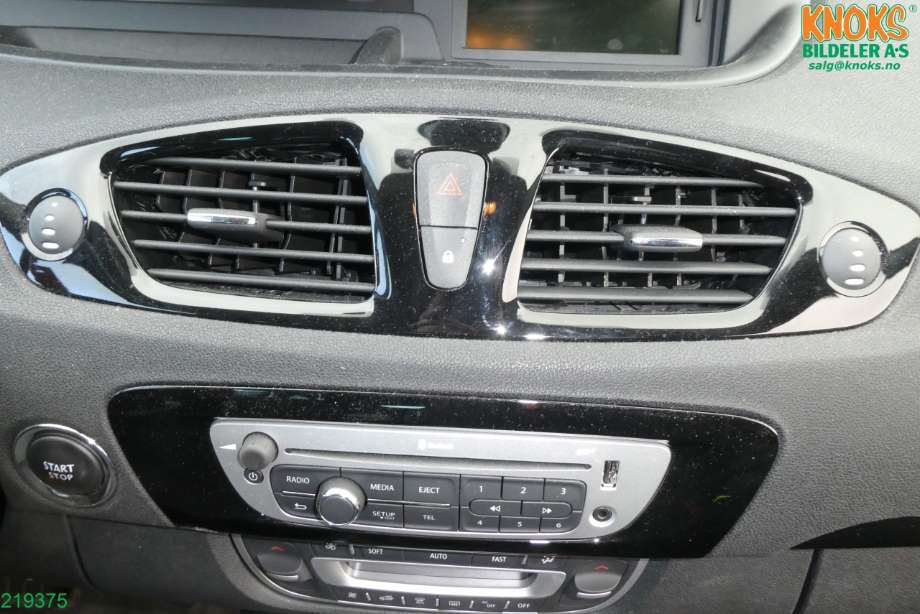 Renault Scenic 2009-2016 (Type III) , Motorkode: K9K-836, Girkassekode: DC4