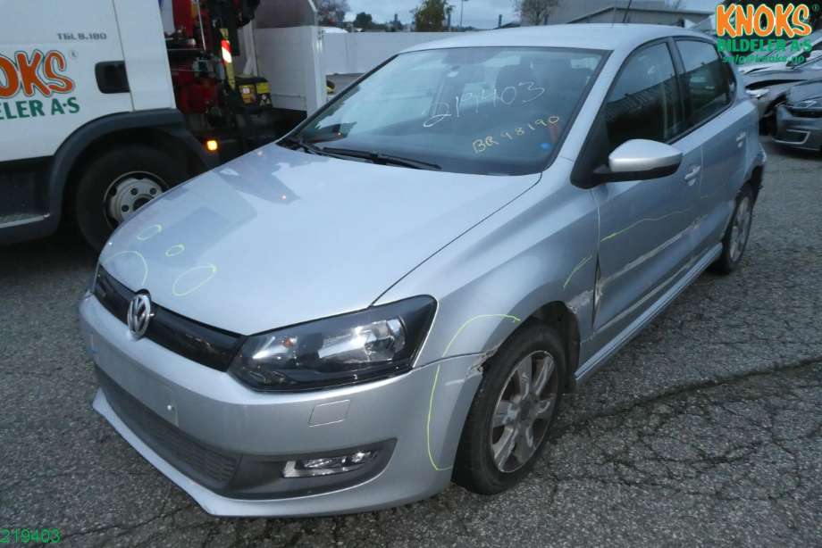VW Polo 2009-2014 (Type V, Fase 1) , Motorkode: CFWA, Girkassekode: MNY