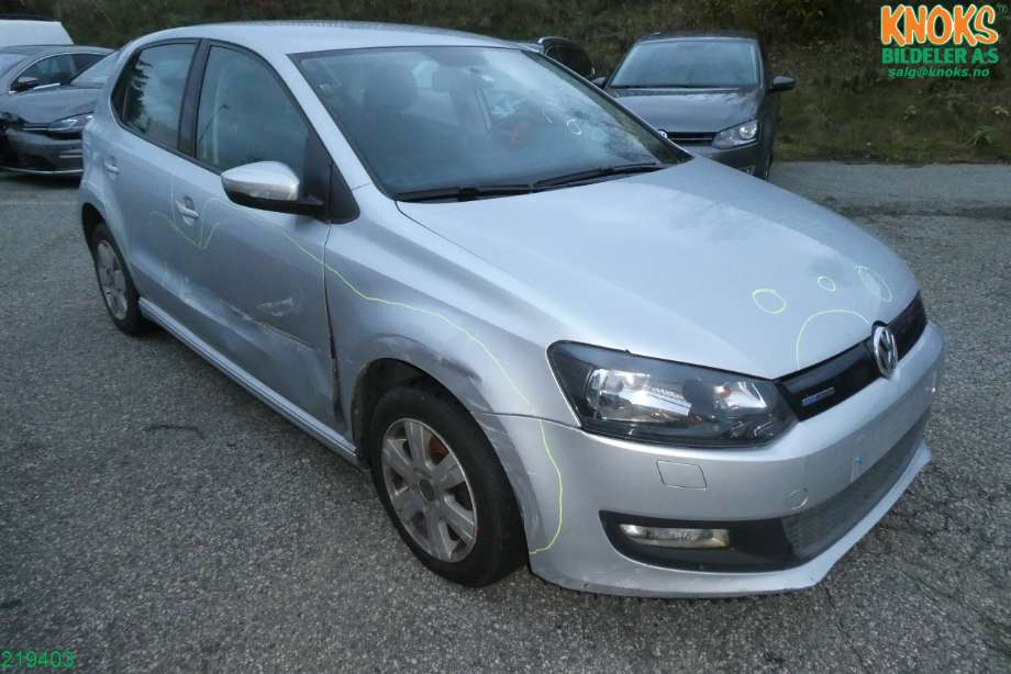VW Polo 2009-2014 (Type V, Fase 1) , Motorkode: CFWA, Girkassekode: MNY