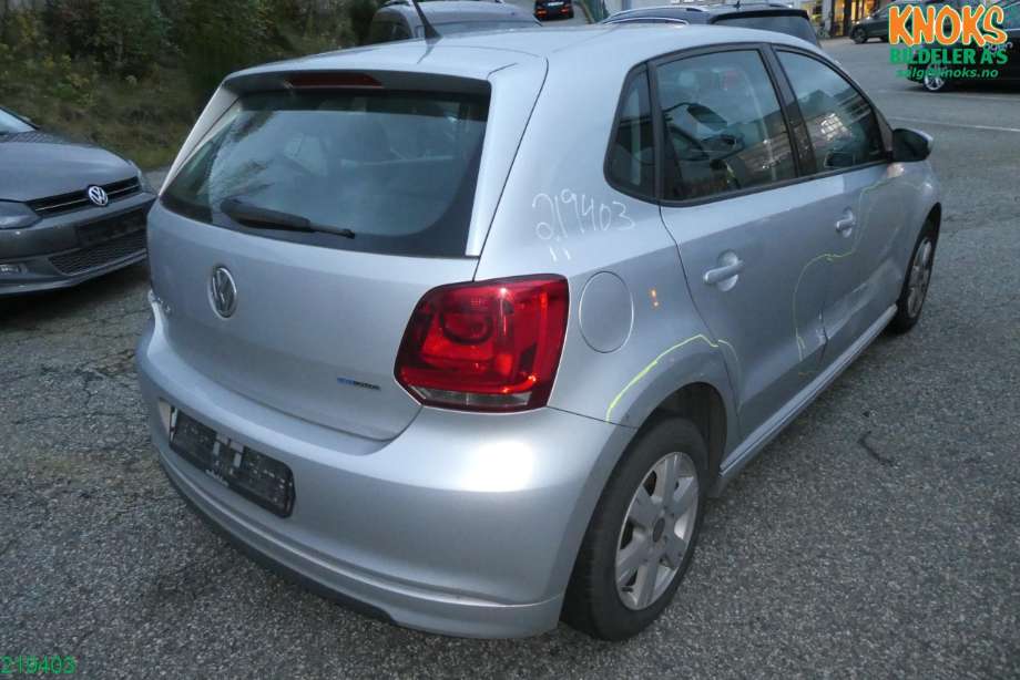 VW Polo 2009-2014 (Type V, Fase 1) , Motorkode: CFWA, Girkassekode: MNY