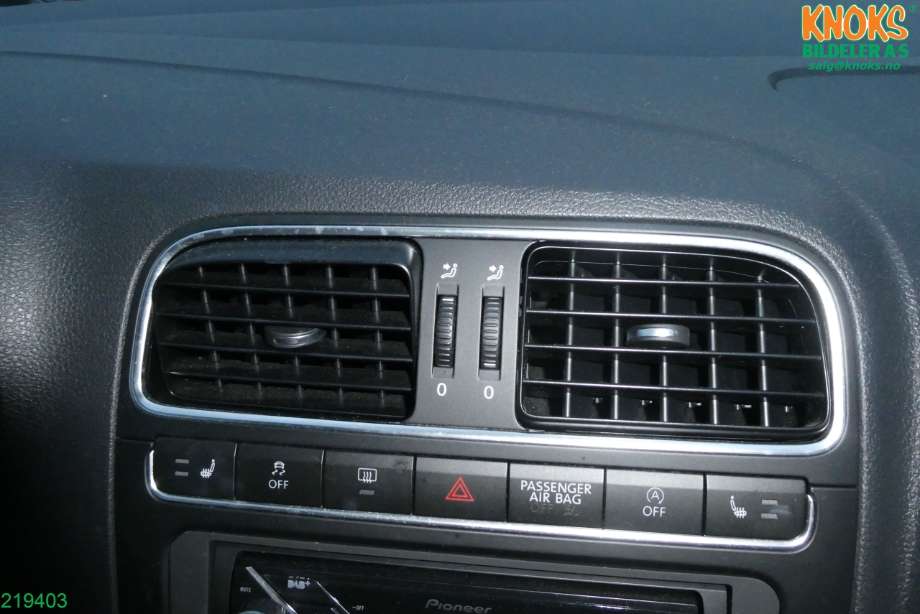 VW Polo 2009-2014 (Type V, Fase 1) , Motorkode: CFWA, Girkassekode: MNY