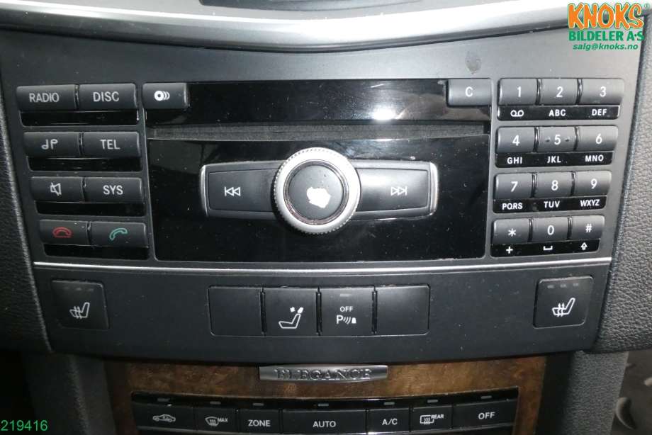 Mercedes E-Klasse 2009-2013 (Fase 1) (W212) (W212), Motorkode: OM651.925, Girkassekode: 722.694