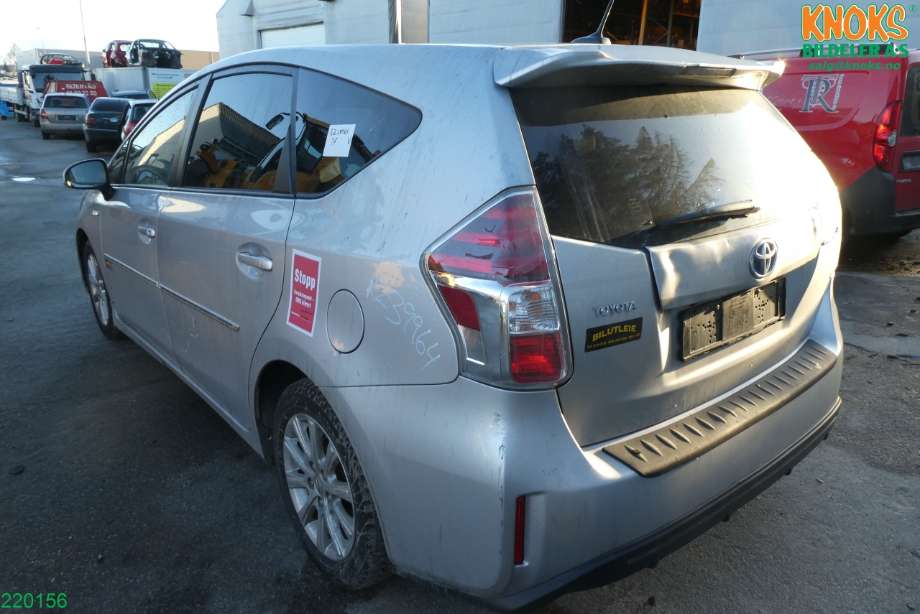 Toyota Prius +7 2012-2020 (Type III) (stasjonsvogn) (stasjonsvogn), Motorkode: 2ZR-FXE, Girkassekode: P410