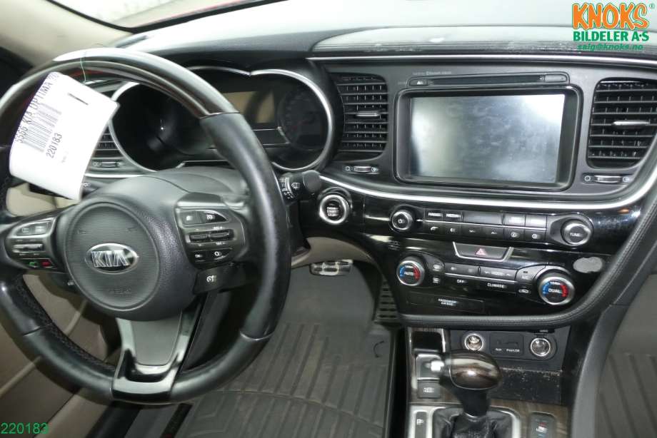 Kia Optima 2014-2017 , Motorkode: D4FD, Girkassekode: 